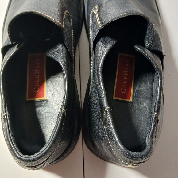 Cole Haan Men\'s Black Leather Slip On Dress Loafers Size 9M C03507 main image 15